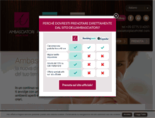 Tablet Screenshot of ambasciatoriplacehotel.com